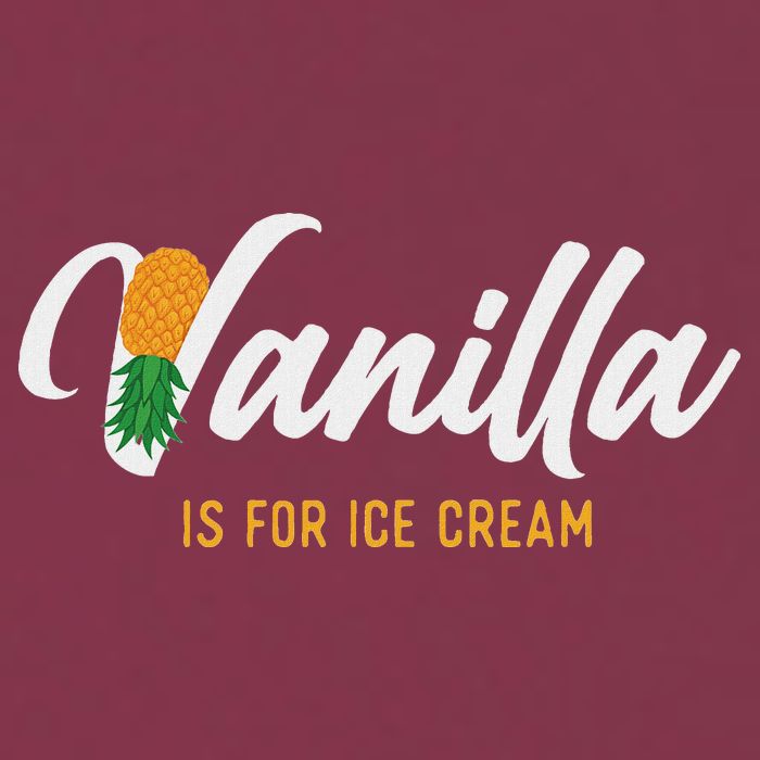 Vanilla Is For Ice Cream Upside Down Pineapple Swinger 16oz Travel Tumbler