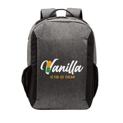 Vanilla Is For Ice Cream Upside Down Pineapple Swinger Vector Backpack