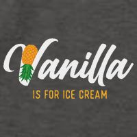 Vanilla Is For Ice Cream Upside Down Pineapple Swinger Vector Backpack