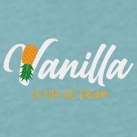 Vanilla Is For Ice Cream Upside Down Pineapple Swinger Sueded Cloud Jersey T-Shirt