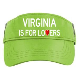 Virginia Is For The Lovers Gift Adult Drive Performance Visor