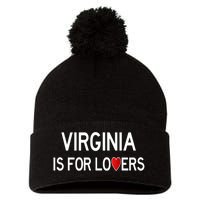 Virginia Is For The Lovers Gift Pom Pom 12in Knit Beanie