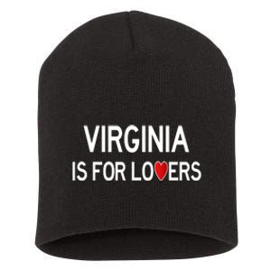 Virginia Is For The Lovers Gift Short Acrylic Beanie