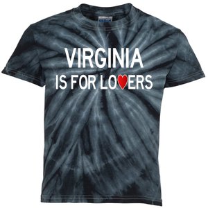 Virginia Is For The Lovers Gift Kids Tie-Dye T-Shirt