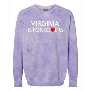 Virginia Is For The Lovers Colorblast Crewneck Sweatshirt