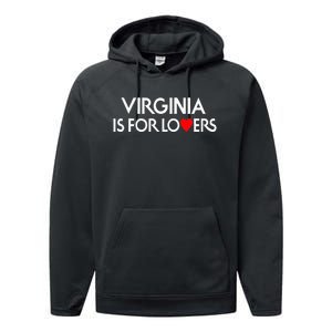 Virginia Is For The Lovers Performance Fleece Hoodie