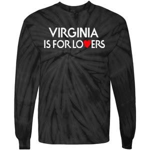 Virginia Is For The Lovers Tie-Dye Long Sleeve Shirt