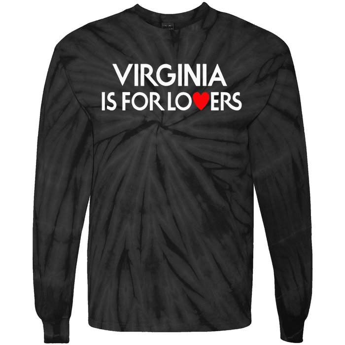 Virginia Is For The Lovers Tie-Dye Long Sleeve Shirt