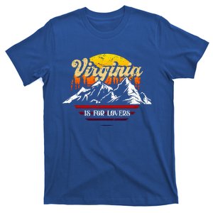 Virginia Is For The Lovers Vacation Sunset Mountain T-Shirt