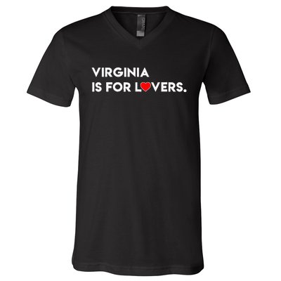 Virginia Is For The Lovers Funny Cool For Men Women V-Neck T-Shirt