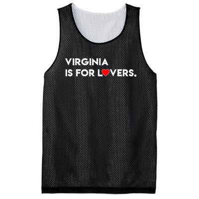 Virginia Is For The Lovers Funny Cool Mesh Reversible Basketball Jersey Tank