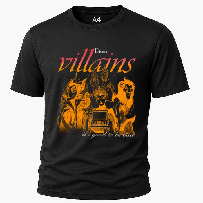 Villains Its Good To Be Bad Retro Maleficent Evil Queen Hades Jafa Cooling Performance Crew T-Shirt