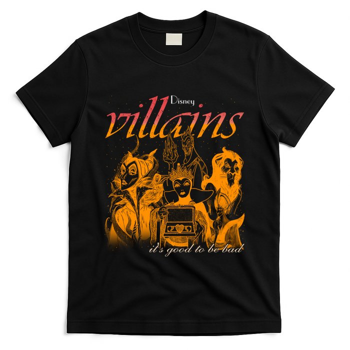 Villains Its Good To Be Bad Retro Maleficent Evil Queen Hades Jafa T-Shirt