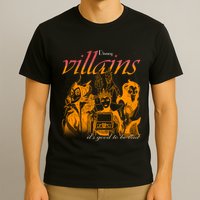 Villains Its Good To Be Bad Retro Maleficent Evil Queen Hades Jafa T-Shirt