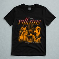 Villains Its Good To Be Bad Retro Maleficent Evil Queen Hades Jafa T-Shirt