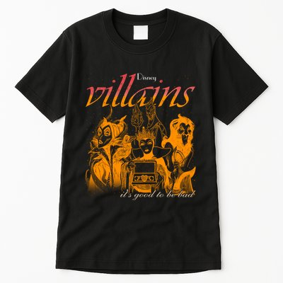 Villains Its Good To Be Bad Retro Maleficent Evil Queen Hades Jafa Tall T-Shirt