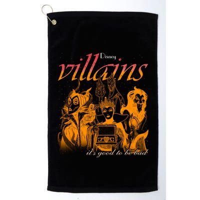 Villains Its Good To Be Bad Retro Maleficent Evil Queen Hades Jafa Golf Towel