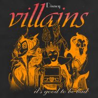 Villains Its Good To Be Bad Retro Maleficent Evil Queen Hades Jafa Golf Towel