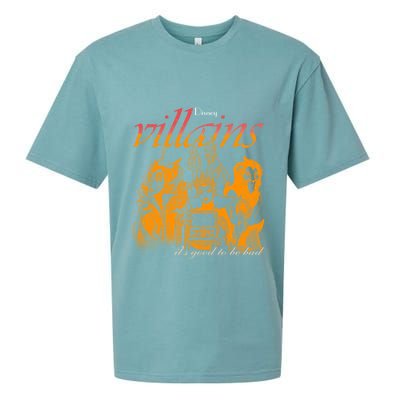 Villains Its Good To Be Bad Retro Maleficent Evil Queen Hades Jafa Sueded Cloud Jersey T-Shirt