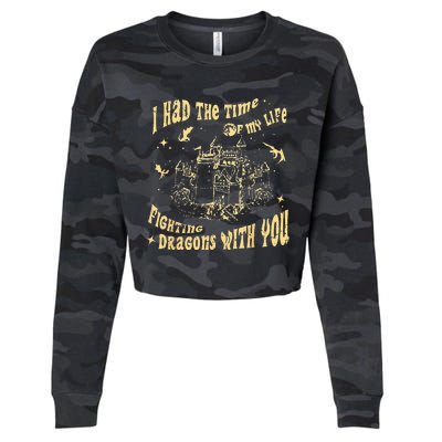 Vintage I Had The Time Of My Life Fighting Dragons With You Cropped Pullover Crew