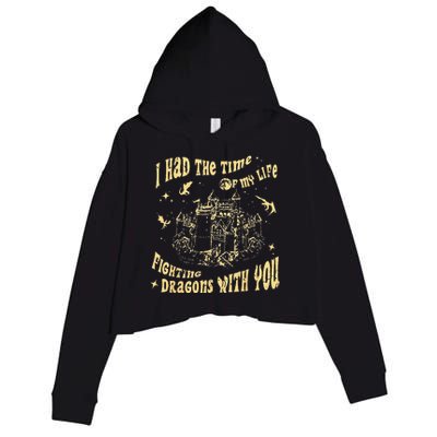 Vintage I Had The Time Of My Life Fighting Dragons With You Crop Fleece Hoodie