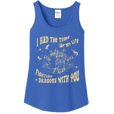 Vintage I Had The Time Of My Life Fighting Dragons With You Ladies Essential Tank