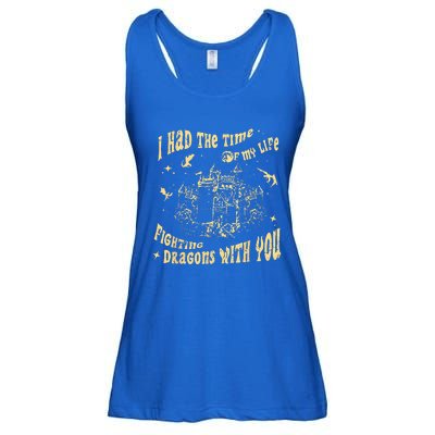 Vintage I Had The Time Of My Life Fighting Dragons With You Ladies Essential Flowy Tank