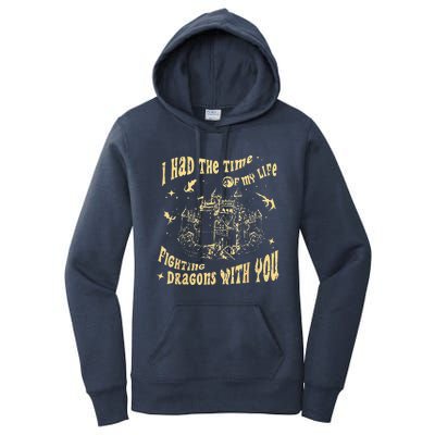 Vintage I Had The Time Of My Life Fighting Dragons With You Women's Pullover Hoodie