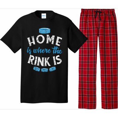 Vintage Ice Hockey Quote Mom Dad Player Fan Gift Pajama Set