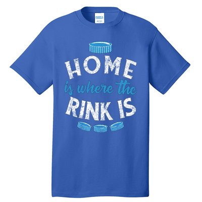 Vintage Ice Hockey Quote Mom Dad Player Fan Gift Tall T-Shirt