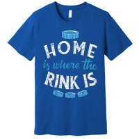 Vintage Ice Hockey Quote Mom Dad Player Fan Gift Premium T-Shirt