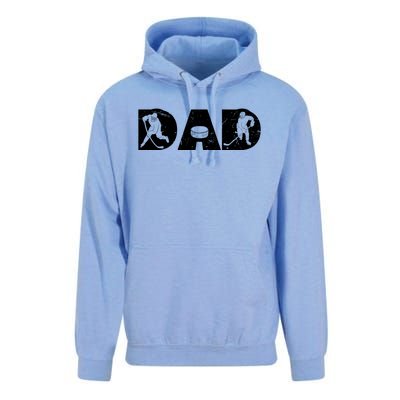 Vintage Ice Hockey Dad Fathers Day Family Matching Player Funny Gift Unisex Surf Hoodie