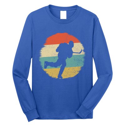 Vintage Ice Hockey Fan Gift Hockey Player Cool Gift Long Sleeve Shirt