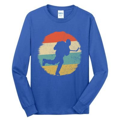 Vintage Ice Hockey Fan Gift Hockey Player Cool Gift Tall Long Sleeve T-Shirt