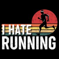 Vintage I Hate Running Funny FatherS Day Marathon Runner Gift Mug