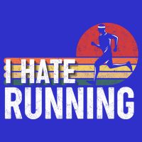 Vintage I Hate Running Funny FatherS Day Marathon Runner Gift Toddler Hoodie