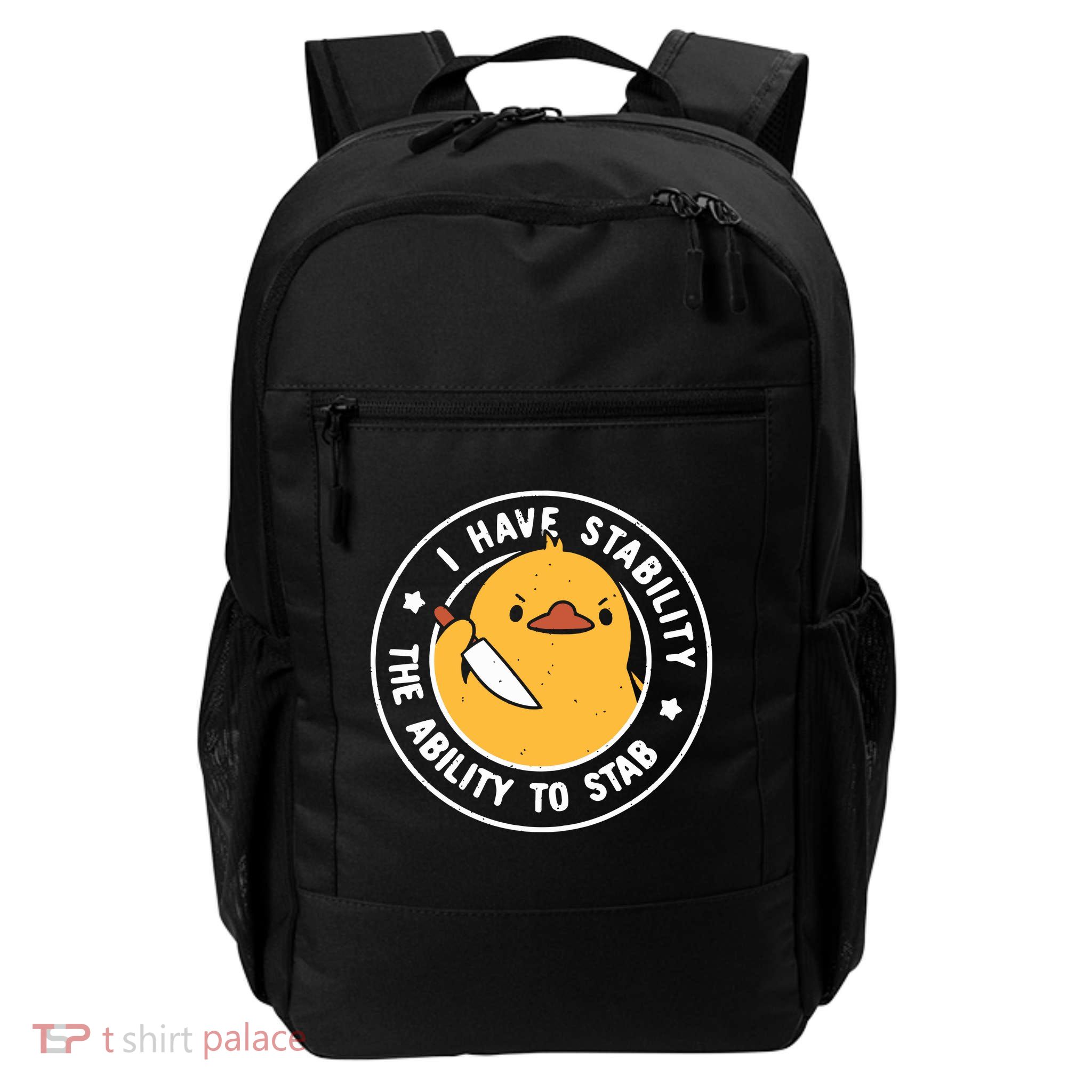 Vintage I Have Stability The Ability To Stab Backpack