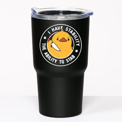 Vintage I Have Stability The Ability To Stab Tumbler