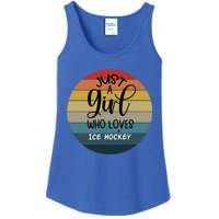 Vintage Ice Hockey Cool Gift Ladies Essential Tank