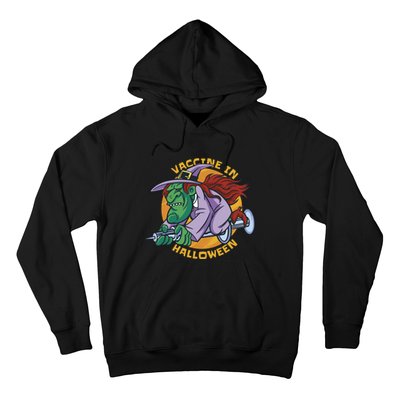 Vaccine In Halloween Witch Hoodie