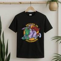 Vaccine In Halloween Witch T-Shirt