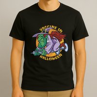 Vaccine In Halloween Witch T-Shirt