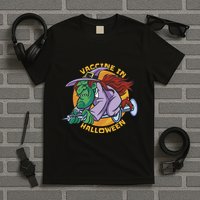 Vaccine In Halloween Witch T-Shirt