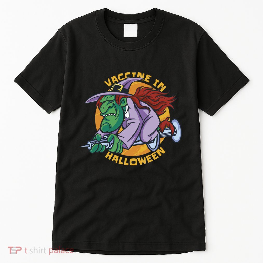 Vaccine In Halloween Witch Tall T-Shirt