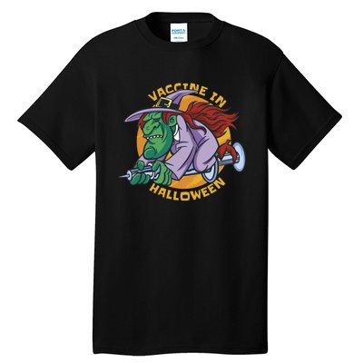 Vaccine In Halloween Witch Tall T-Shirt