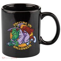 Vaccine In Halloween Witch 11oz C Handle Ceramic Mug