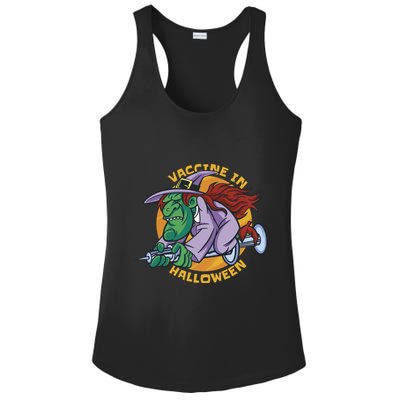 Vaccine In Halloween Witch Ladies PosiCharge Competitor Racerback Tank