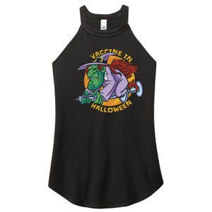 Vaccine In Halloween Witch Women's Perfect Tri Rocker Tank