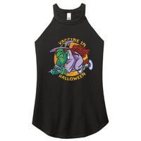 Vaccine In Halloween Witch Women's Perfect Tri Rocker Tank