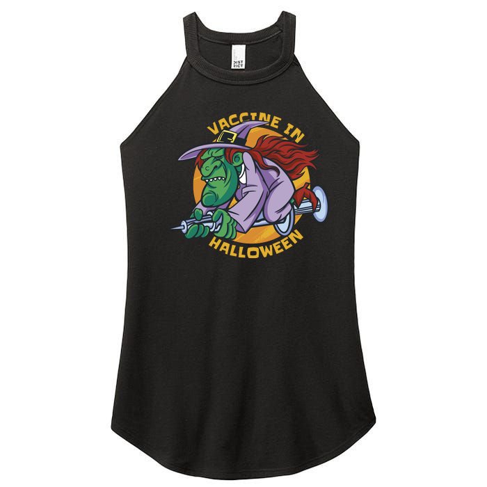 Vaccine In Halloween Witch Women's Perfect Tri Rocker Tank